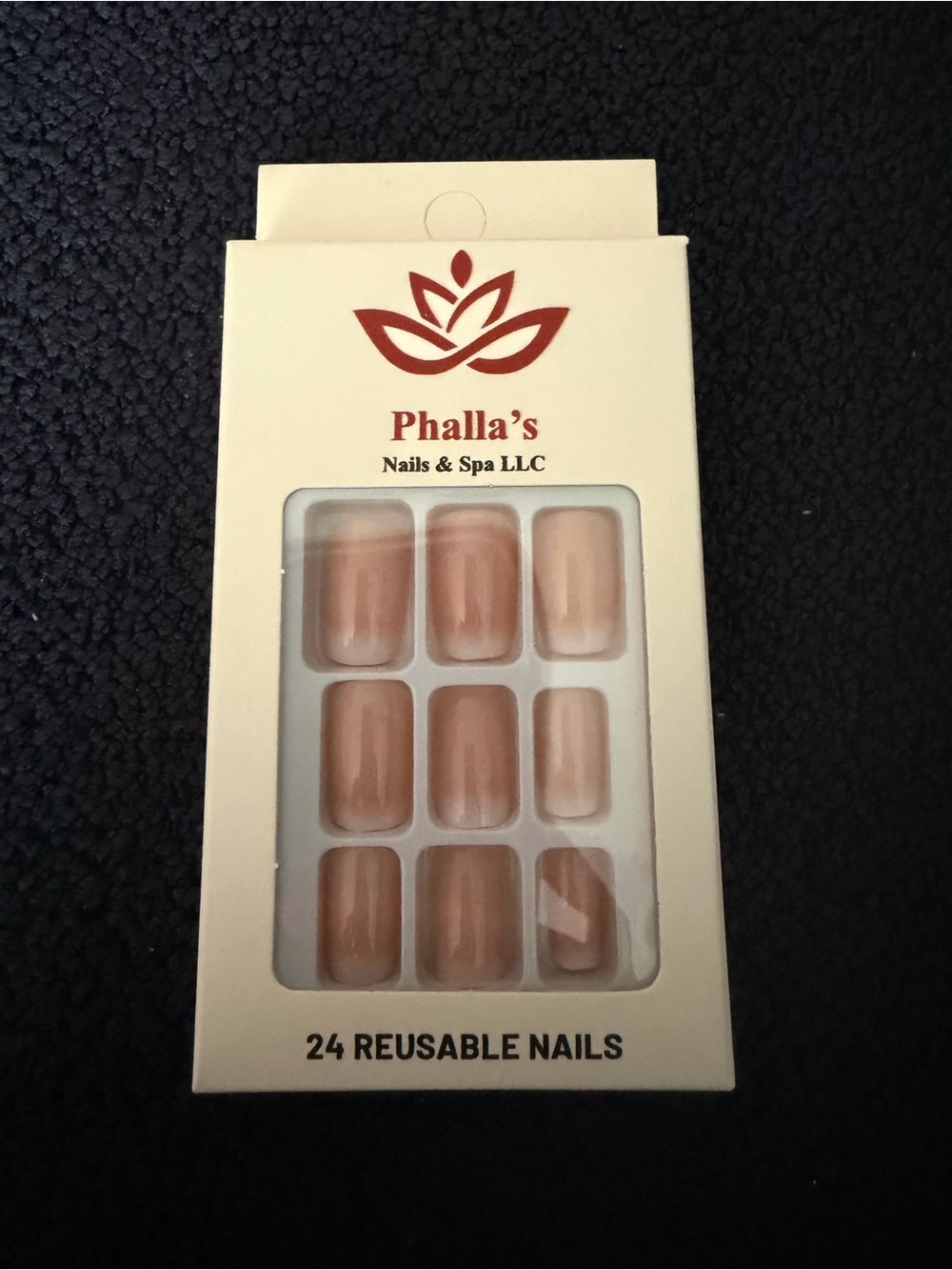 Phalla's Reusable Nude Press-On Nails - 24 Pack